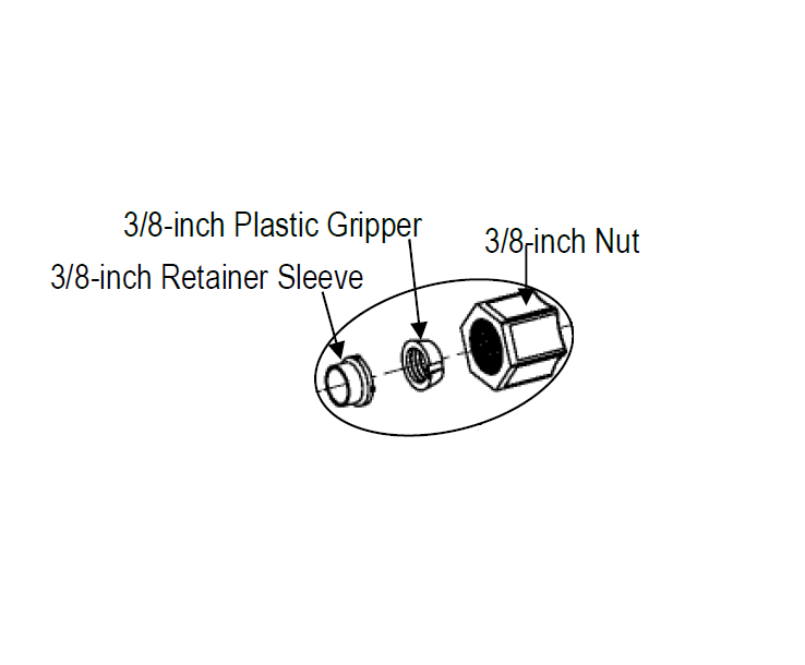 54138 3/8" Compression Assembly (100237983)